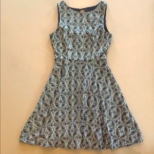 Speechless Party Cocktail Dress Sparkly Silver